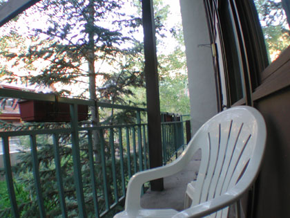 aspen rental private balcony