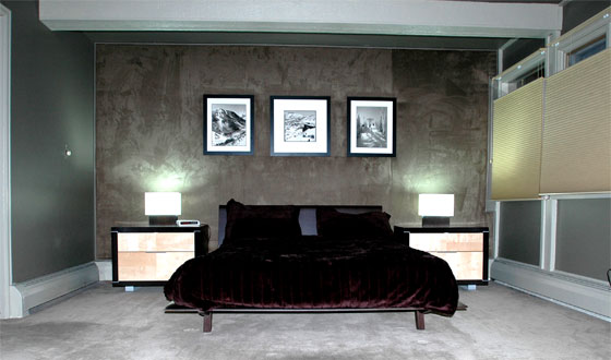aspen rental master bedroom