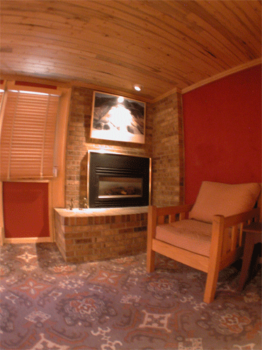 fireplace in aspen